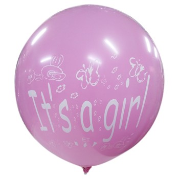 LATEX TYΠΩΜΕΝΑ IT`S A GIRL 40CM 6ΤΕΜ